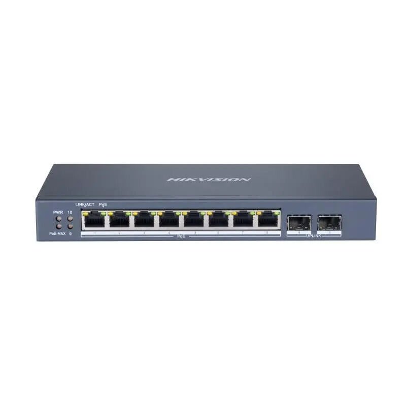 HIKVISION DS-3E1510P-SI 8 PORT GIGABIT+2 PORT GIGABIT SFP UPLINK 110W 300 M