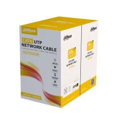 DAHUA DH-PFM920-6UN U/UTP 305 METRE 24AWG %100 BAKIR PE OUTDOOR SİYAH RENK CAT6 KABLO