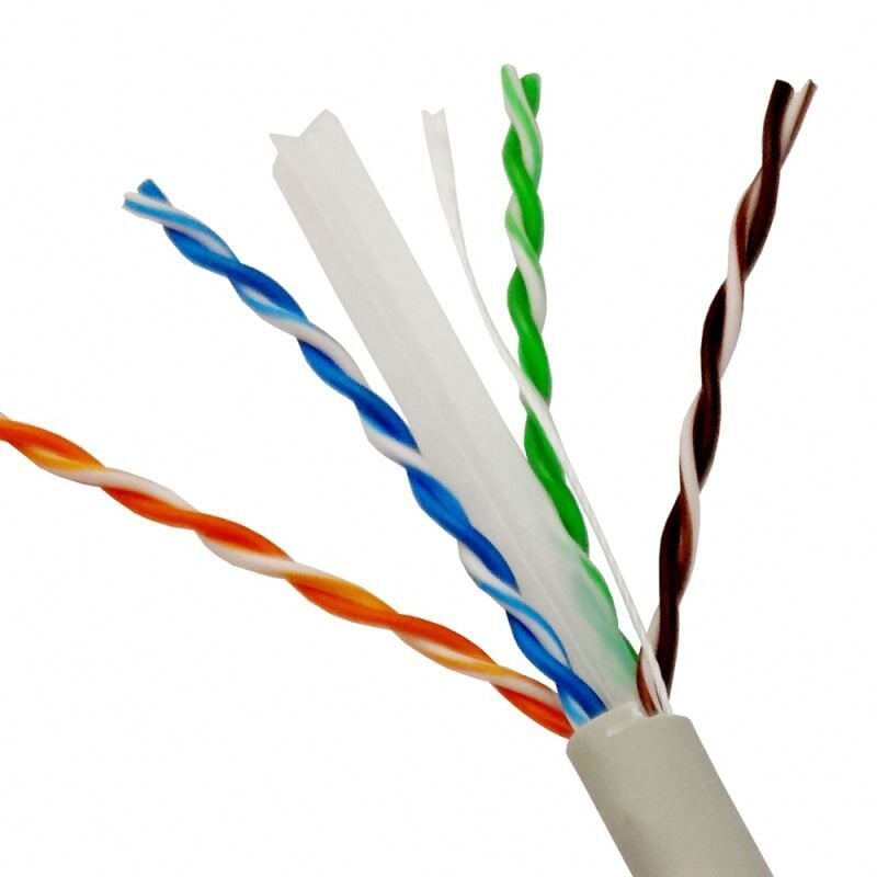 SENSEI S-CAT6UTP 23AWG 250MHZ 305 METRE GRI RENK PVC CAT6E NETWORK KABLOSU
