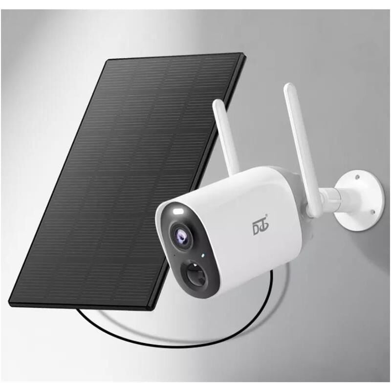 DCT CG7-S3A 2MP 3.3MM LENS IR LED / FULL COLOR DAHİLİ PİL ÇİFT YÖNLÜ KONUŞMA IP65 SOLAR PANEL WIFI KAMERA (VICO HOME)