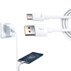 SENSEI 2 METRE USB TO TYPE-C 6A DATA VE ŞARJ KABLOSU (SNSDC-2M) (MFI UYUMLU DEGILDIR)