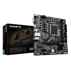 GIGABYTE B760M H DDR5 8000MHZ 1XVGA 1XHDMI 1XM.2 USB 3.2 MATX 1700P (12. / 13. VE 14. NESİL İŞLEMCİ UYUMLU)