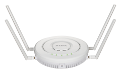 D-LINK DWL-8620APE 2 PORT GIGABIT 2.4/5GHZ AC2600 WAVE2 4X4 MU-MIMO TAVAN TİPİ ACCESS POINT