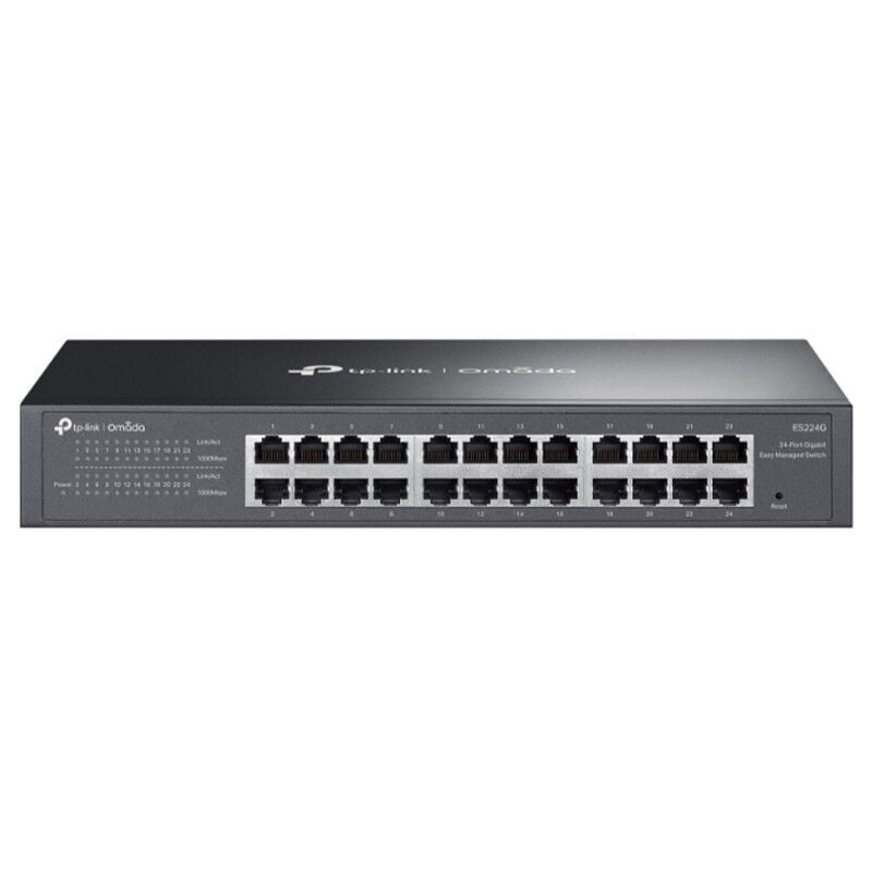 TP-LINK OMADA ES224G 24 PORT GIGABIT EASY YÖNETİLEBİLİR METAL KASA SWITCH