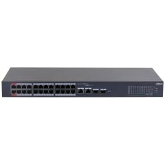 DAHUA CS4226-24ET-240 24 PORT 10/100 PORT 240W POE + 2XGIGABIT RJ45/2XSFP COMBO YÖNETİLEBİLİR RACKMOUNT SWITCH