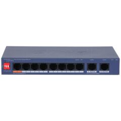 DAHUA CS4010-8ET2GT-60 8 PORT 10/100 + 2 PORT GIGABIT UPLINK CLOUD YÖNETİLEBİLİR 60W POE METAL KASA SWITCH