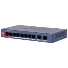 DAHUA CS4010-8GT-110 8 PORT GIGABIT + 2 PORT GIGABIT RJ45 UPLINK CLOUD YÖNETİLEBİLİR 110W POE METAL KASA SWITCH