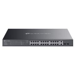 TP-LINK OMADA ES228GMP 24 PORT GIGABIT+ 2XGB SFP+2XGB RJ45 UPLINK CLOUD L2 YÖNETİLEBİLİR 384W POE RACKMOUNT SWITCH