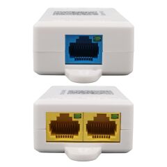 URANIUM POE-RP12 1 PORT POE GİRİŞ BESLEME+ 2 PORT POE ÇIKIŞ 10/100 PLASTİK KASA POE REPEATER