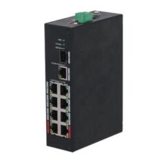 DAHUA PFS3110-8ET-96-V2 8 PORT 10/100 + 1XGB RJ45/1XGB SFP UPLINK 96W POE ENDÜSTRİYEL SWITCH