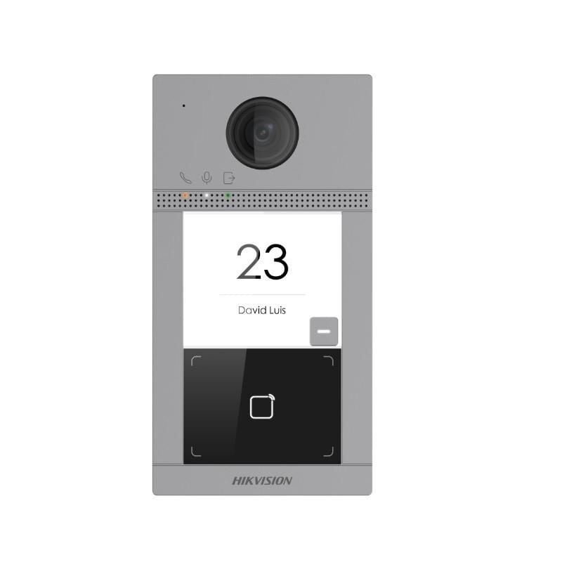 HIKVISION DS-KV8113-WME1 2MP KAMERA MİFARE KART/ TEK ABONE DESTEKLİ IP65 IK08 VİLLA TİPİ METAL KASA BUTON
