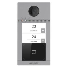 HIKVISION DS-KV8213-WME1(B) 2MP IR LED WIFI ÖZELLİKLİ İKİ ABONE İÇİN POE IP ÇAĞRI BUTONU