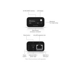 UBIQUITI UCK-G2 1 PORT GIGABIT USB-C CLOUD KEY GEN2 CONTROLLER