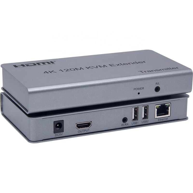 SENSEI 4K-HDTV-EXTENTION 120 METRE 4K CAT6 KVM EXTENDER(HDMI-USB-IR-AUDIO)