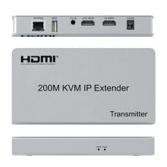 SENSEI HDTV-EXTENTION 200 METRE 1080P CAT6 KVM EXTENDER(HDMI-USB-IR-AUDIO)