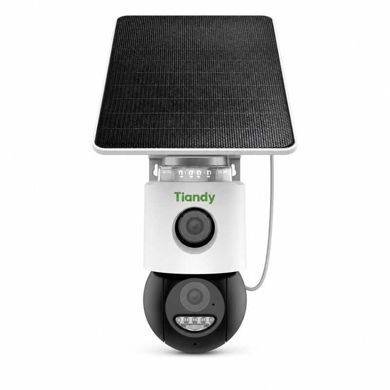 TIANDY TC-H363U SPEC:9DA-4 3+3MP 4MM LENS 30 METRE DUAL LIGHT İNSAN VE ARAÇ ALGILAMA KİŞİ TAKİP PAN&TILT 4G SOLAR KAMERA