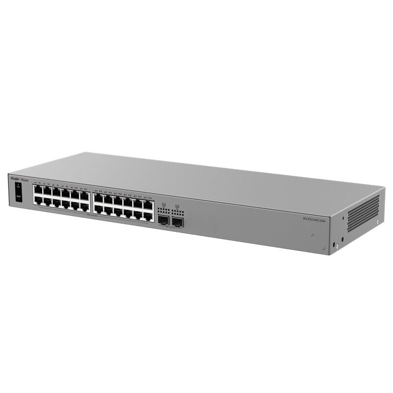 RUIJIE REYEE RG-ES224GC2MS 24 PORT GIGABIT + 2X 2.5GE SFP UPLINK YONETILEBILIR SWITCH