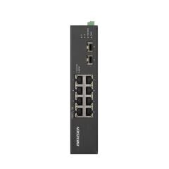 HIKVISION DS-3T0510HP-E/HS 8 PORT GIGABIT+2X1GB SFP UPLINK 110W 300 METRE POE ENDUSTRIYEL SWITCH