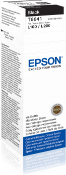 EPSON C13T66414A T6641 BLACK MÜREKKEP (L110-L200-210-L550-L355)