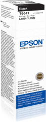 EPSON C13T66414A T6641 BLACK MÜREKKEP (L110-L200-210-L550-L355)