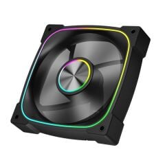 1ST PLAYER FN7R 120MM REVERSE 4PIN PWM + 3PIN ARGB TEKLİ SİYAH KASA FANI
