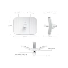 UBIQUITI LBE-M5-23 5GHZ 23DBI 20KM PTP/PTMP DIŞ ORTAM ACCESS POINT(ADAPTÖRLÜ)