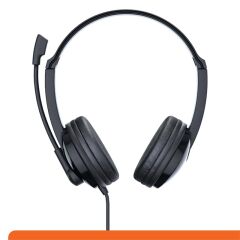 ACCUTONE UB101 DUO USB SİYAH RENK ÇAĞRI MERKEZİ KULAKLIĞI