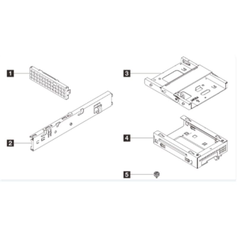 LENOVO ST45 V3 1x3.5 HDD + ODD Cage Kit 4XF7A96626