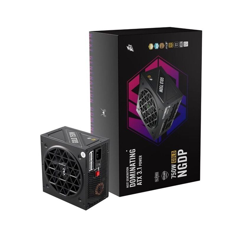 1ST PLAYER NGDP 750W 80+ GOLD ATX3.1/PCle 5.1 JAPON KAPASİTÖR FULL MODÜLER APFC 10 YIL GARANTİLİ SİY