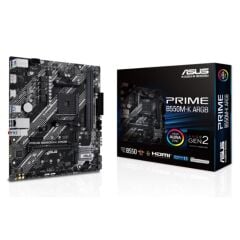 ASUS PRIME B550M-K ARGB DDR4 5100MHZ 1XHDMI 1XDP 2XM.2 USB 3.2 MATX AM4 (AMD AM4 5000/4000G/3000 SERİLERİ İLE UYUMLU)