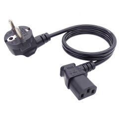 SENSEI EU POWER CORD L TİPİ (SOL) 3X0.75MM 220V 90 DERECE 1.5 METRE POWER KABLO
