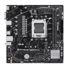 ASUS PRIME A620M-K DDR5 7000MHZ 1XVGA 1XHDMI 1XM.2 USB 3.2 MATX AM5 (AMD AM5 9000/8000/7000 SERİLERİ İLE UYUMLU)