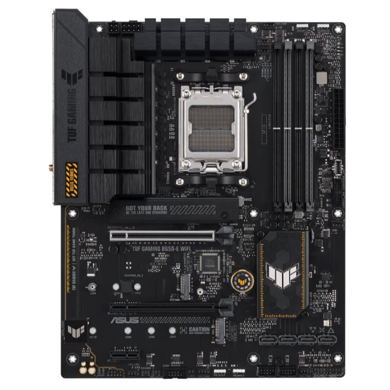 ASUS TUF GAMING B650-E WIFI DDR5 8000MHZ 1XHDMI 1XDP 3XM.2 USB 3.2 ATX AM5 (AMD AM5 9000/8000/7000 SERİLERİ İLE UYUMLU)