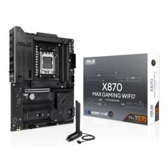 ASUS X870 MAX GAMING WIFI7 DDR5 8000MT/S 1XHDMI 2XUSB 3XM.2 ATX AM5 (AMD AM5 9000/8000/7000 SERİLERİ İLE UYUMLU)