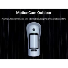 AJAX MOTIONCAM OUTDOOR KAMERALI RESİM ÇEKME ÖZELLİKLİ KABLOSUZ PIR DEDEKTÖR BEYAZ RENK