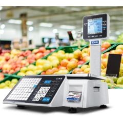 CAS CL3000 30KG 202DPI DİREKT TERMAL ETHERNET LCD EKRAN BOYUNLU BARKODLU TERAZİ