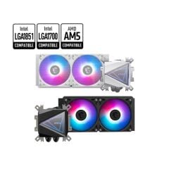 MSI MAG CORELIQUID I240 WHITE 240MM ARGB CPU SIVI SOĞUTUCU (LGA1150/1151/1155/1156/1200/1700/1851/AM4/AM5 UYUMLU)